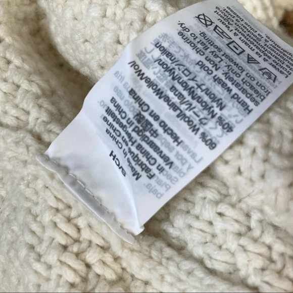 J. Crew Cable‎ Knit Balloon Sleeve Sweater - Picture 8 of 11